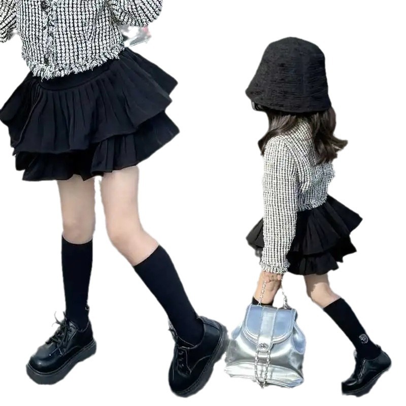 2024 primavera nueva versión coreana de chicas pastel extranjero falda de busto de niña universitaria estilo de moda de moda