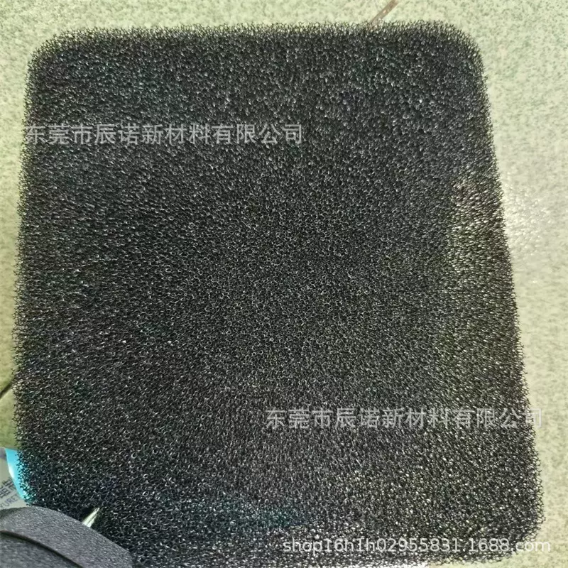 辰诺直销 黑色35ppi鱼缸过滤生化替换棉 蜂窝网状仿丝瓜医疗海绵