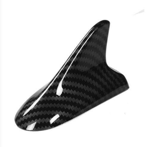 Cross-border car decoration carbon fiber pattern antenna, universal modification shark fin antenna, wireless roof spoiler antenna