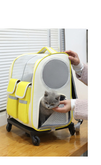 ペットバッグ ペットトロリーボックス 便利な外出猫バッグ ポータブル 大容量 ショルダーペットバッグ 大容量 折りたたみ式|undefined
