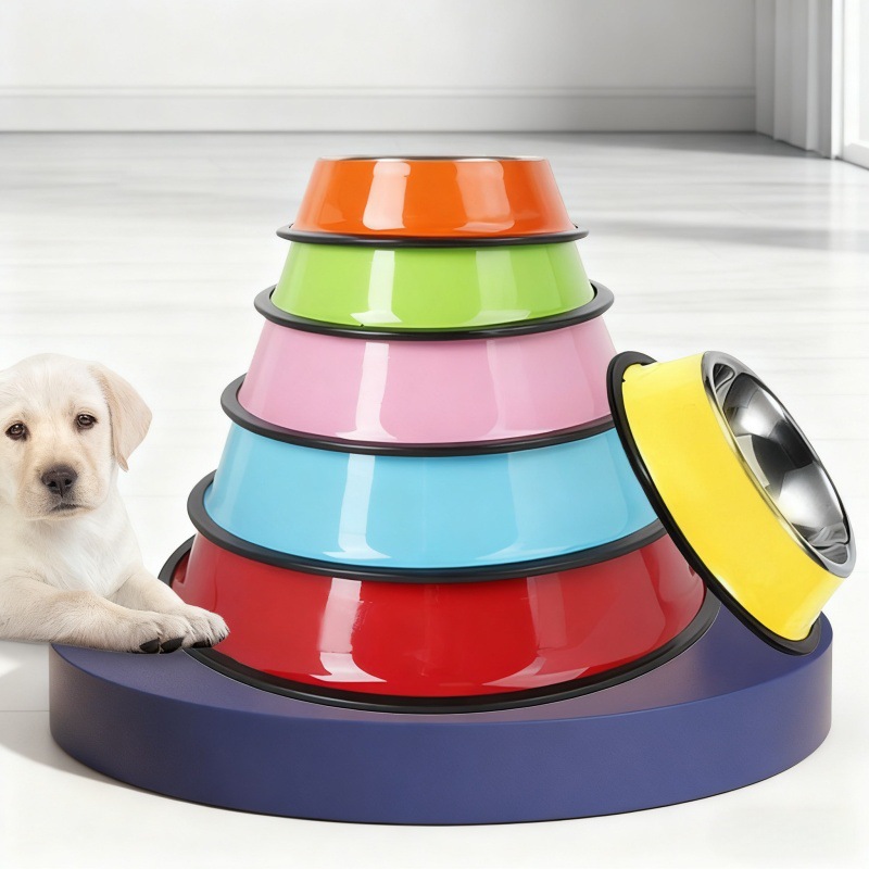Productos para mascotas de acero inoxidable para perros, tazón para gatos, tazón antideslizante para perros, tazón para perros, tazón para perros de acero inoxidable al por mayor
