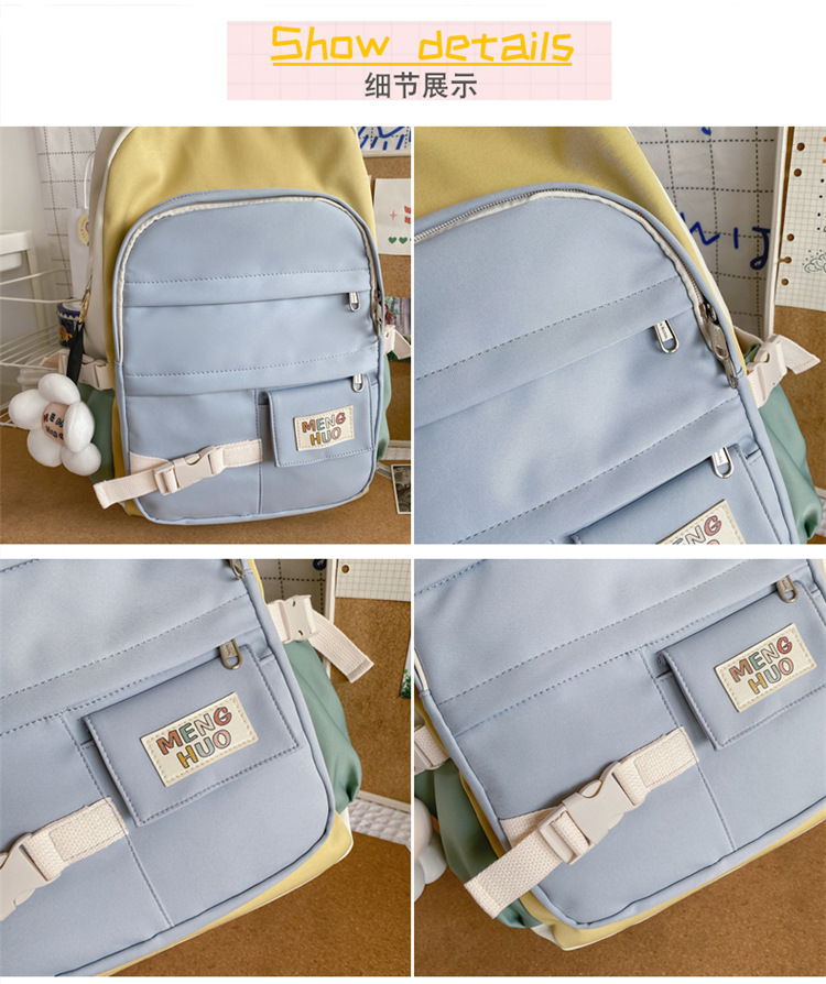 Rucksack Rucksack Einfache Koreanische Version Von Harajuku . Mit Großem Fassungsvermögen display picture 21