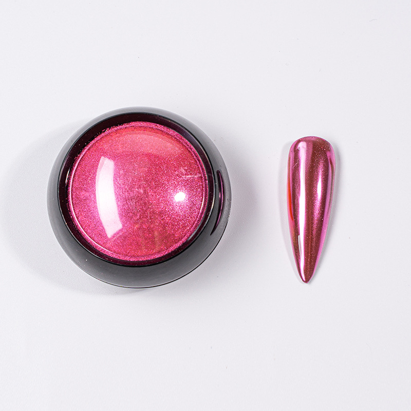 TikTok mismo Rainbow Mirror harina agua ondulación espejo mágico polvo al por mayor En stock suministro transfronterizo de uñas sólido espejo mágico polvo