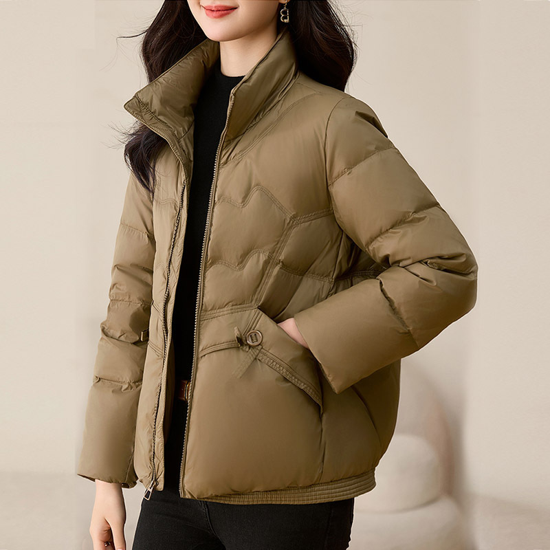 Clearance Sale Women's down Jacket Winter Coat Korean Style Short 90% Duck down Plain down Jacket Wholesale