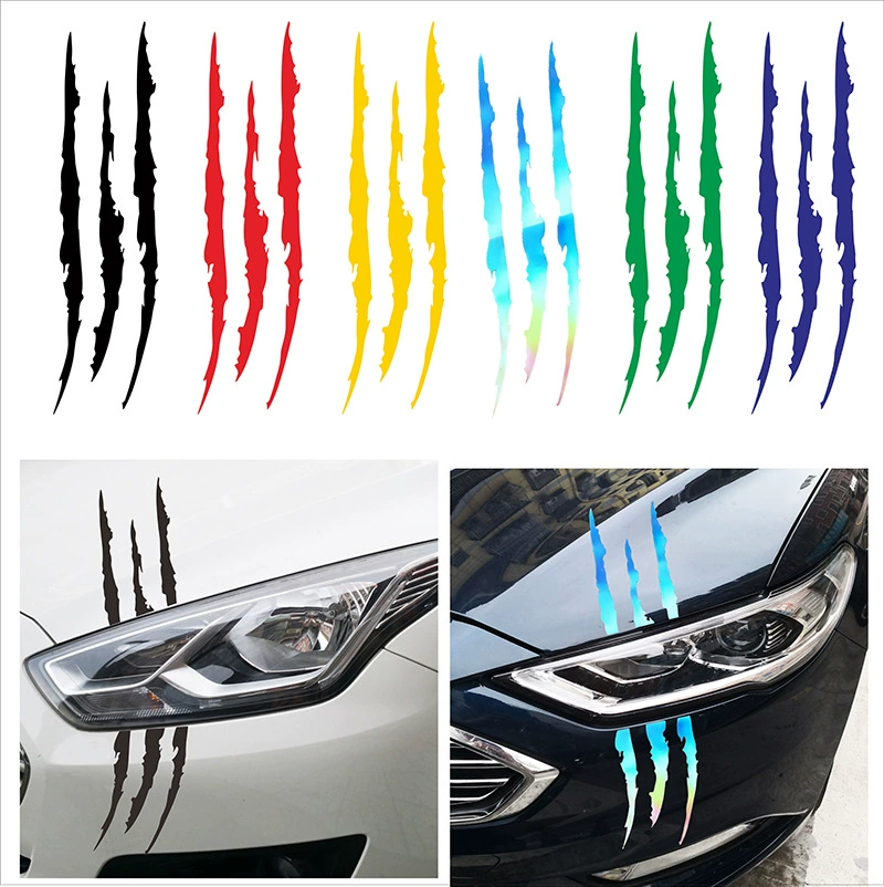 Трансграничный коготь призрака фара Автомобильная наклейка украшение дьявол царапина коготь призрака царапина капот модификация автомобиля лампа наклейка на бровь