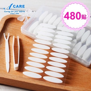 Free Shipping/10Y1 Box of Double-Sided Invisible Double Eyelid Tape Transparent Fiber Strips Natural Breathable Waterproof