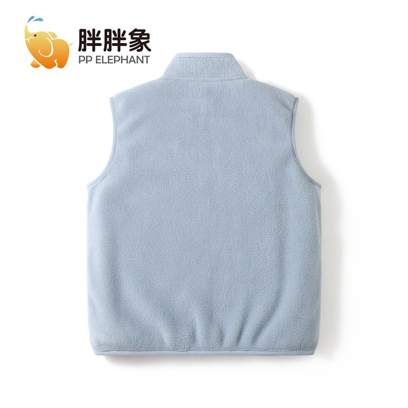 Chaleco de invierno cálido de primavera y otoño para hombres y mujeres dentro y fuera del chaleco de lana polar para niños chaleco casual de todo fósforo