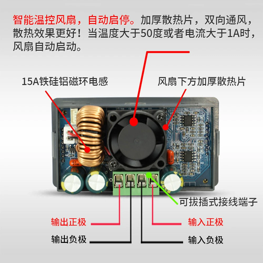 XY5008E CNC can regulate DC stabilization Pressure Source Constant Flow Maintenance 50V8A400W Anti -pressure Module
