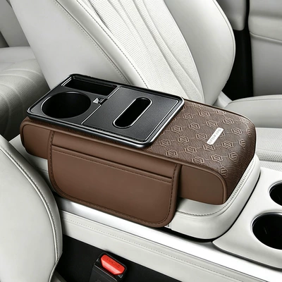 Armrest box pad — Holder for Car Interior - small-size-magic-coffee-35x16x7cm