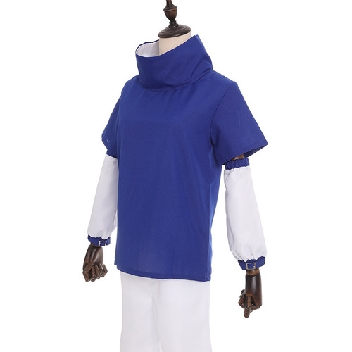 Anime COS clothing Morichiha Sasuke generation blue clothes summer clothes cosplay stage performance costumes