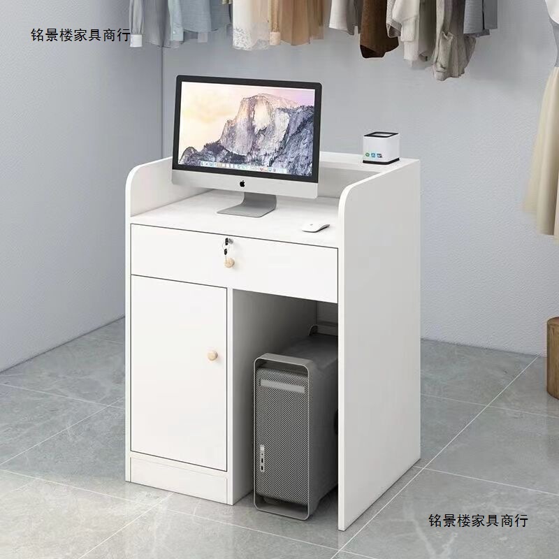 Shop Simple Bar Counter Cashier Front Desk Small Counter Beauty Salon Clothing Store Beauty Salon Reception Desk Factory