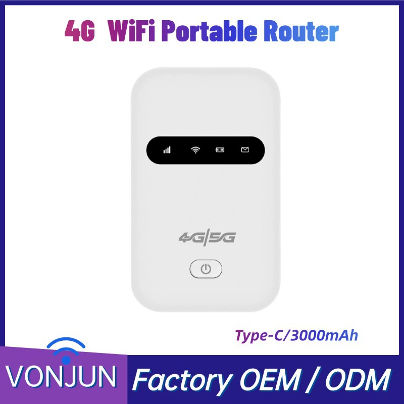 4G портативный Wi‑Fi портативный мобильный маршрутизатор 3000 батарея LTE беспроводной хотспот карта Интернет‑маршрутизатор