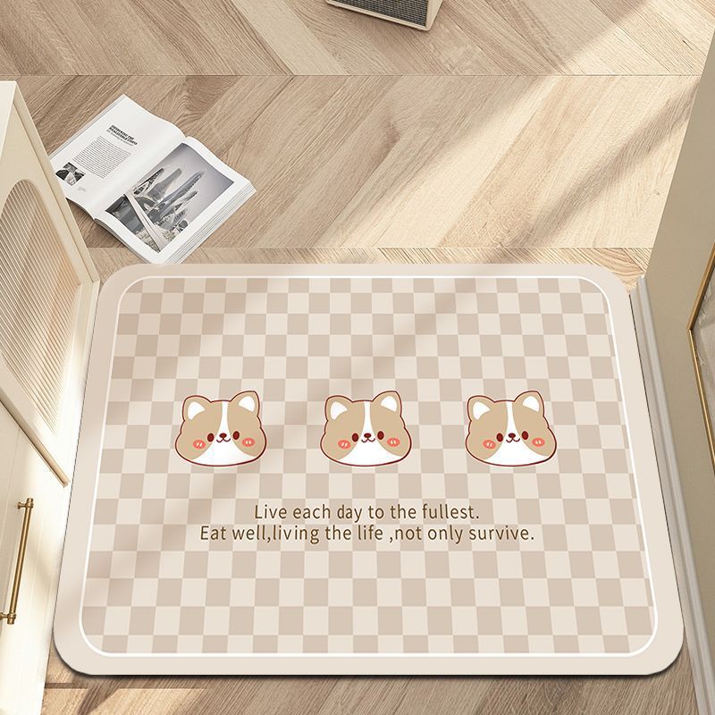 펠트 작은 코기 머리 [내마모성 및 얼룩 방지]