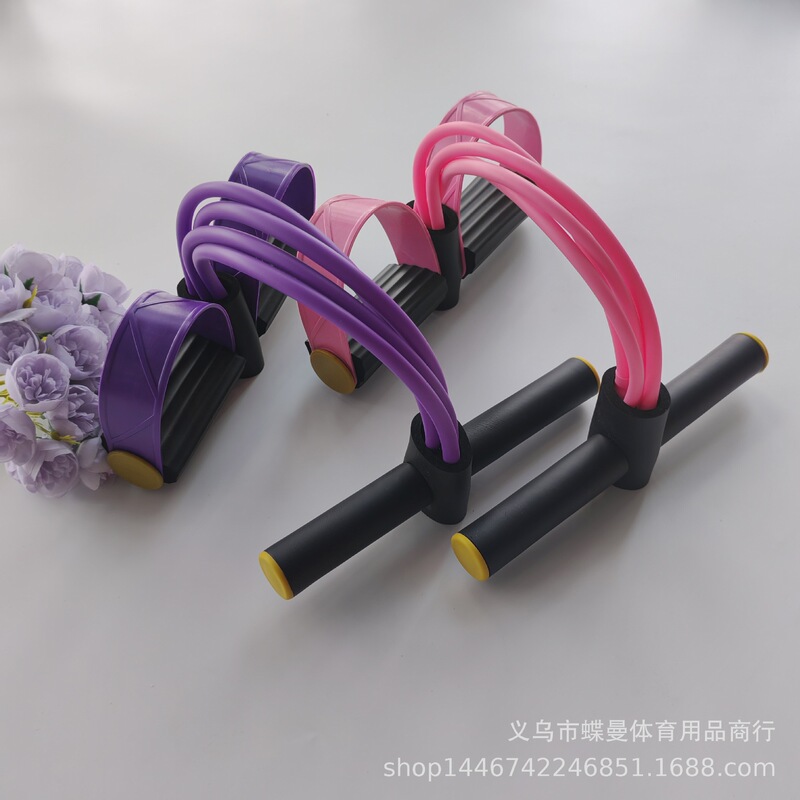 PVC pedal puller home fitness tension rope thin waist thin belly pedal puller yoga exercise auxiliary