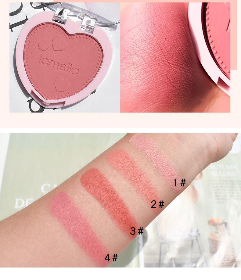 Solid Color Plastic Blusher display picture 1