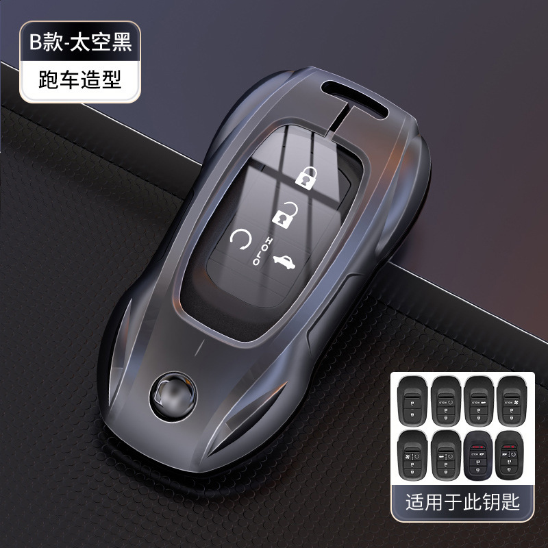 适用2024款本田CRV钥匙套十一代思域雅阁URV皓影冠道型格车壳包扣|undefined