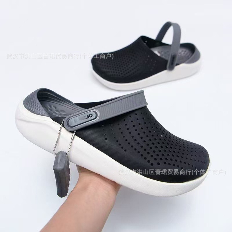 New Style Crocs-Style Shoes, First-Generation, Non-Slip, Soft-Soled, Quick-Drying, Breathable, Unisex Couple Beach Sandals, Wear-Resistant and Fashionable