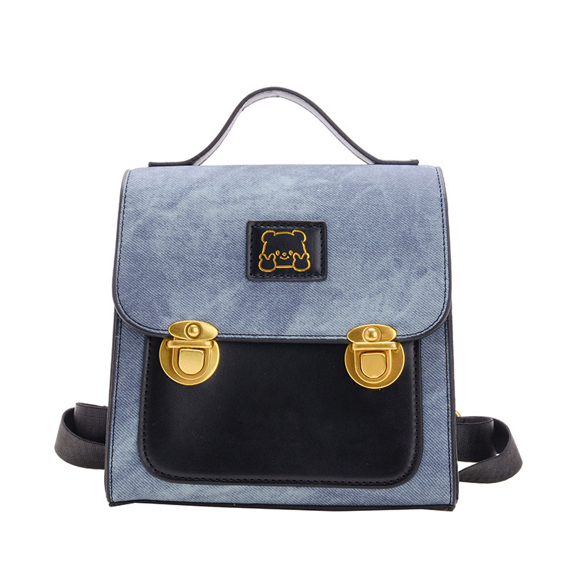 Cute oso bebé mochila jardín de infantes bolsos de mano ligeros para niños y niñas bolsos de moda coreana bolsos de niños