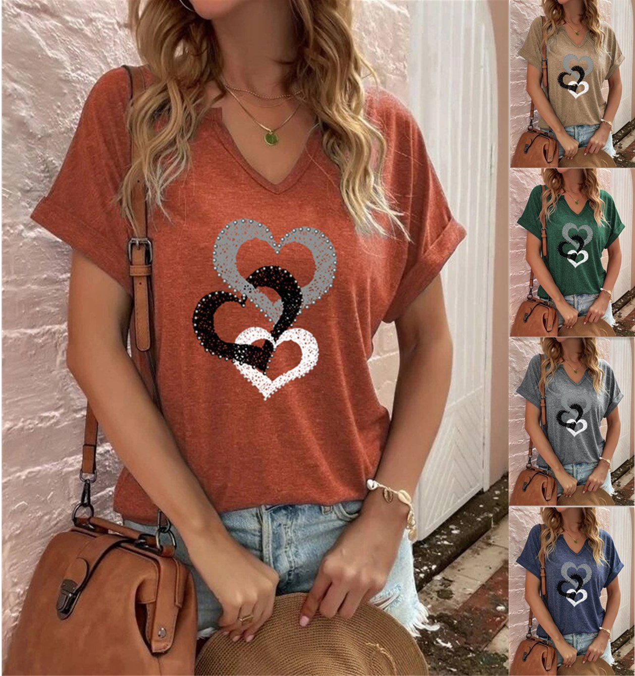 Women's T-shirt Love Print 2