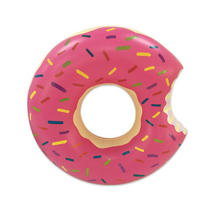 PVC inflatable swimming ring inflatable donut swimming ring inflatable outdoor water swimming ring adult children supplies