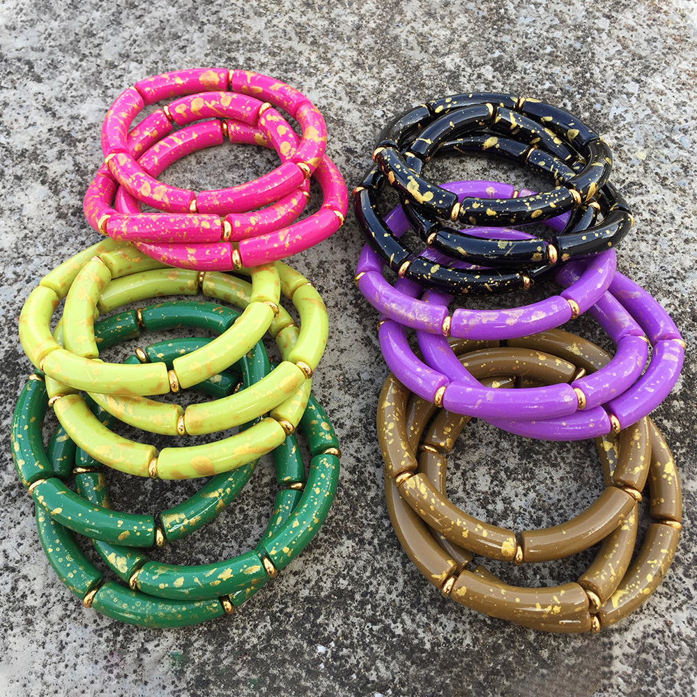 Fashion Solid Color Arylic Womenu0027S Bangle 1 Piece