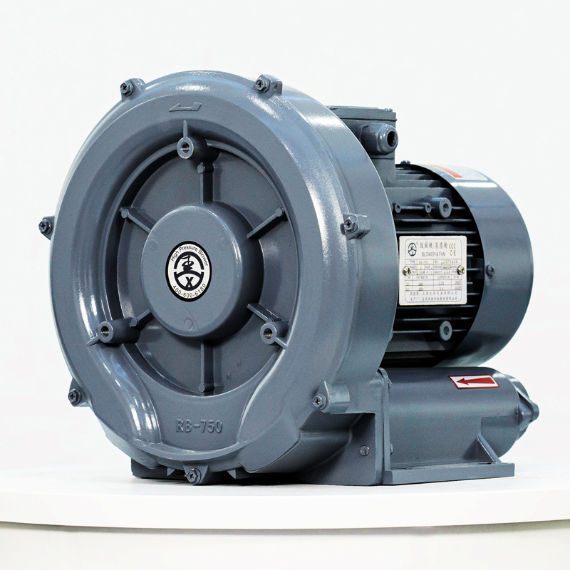 风机厂家批发纺织机械吹吸线头用高负压风机铝合金无油高压气泵