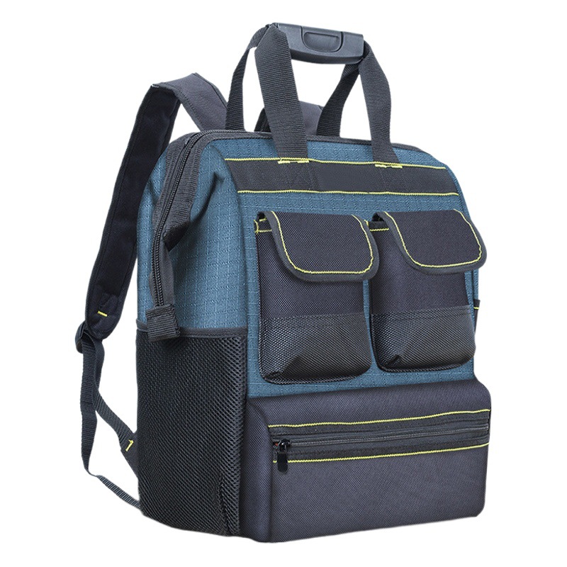 Mochila lona herramientas electricista, gran capacidad, resistente, reparación