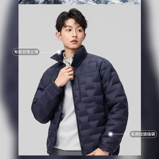 男士高品质时尚简约90绒立领羽绒服26年冬季御寒保暖百搭鸭绒外套