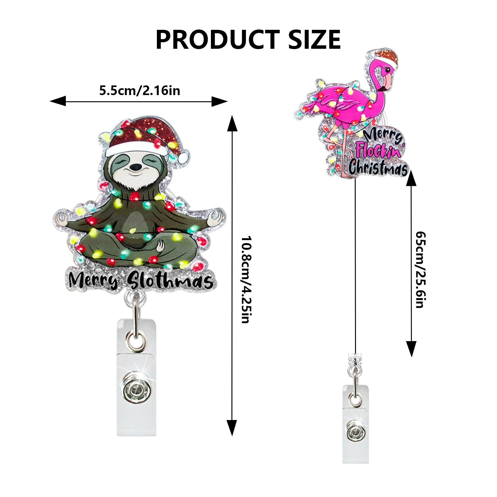 Christmas acrylic adjustable dinosaur, rotating badge, crocodile