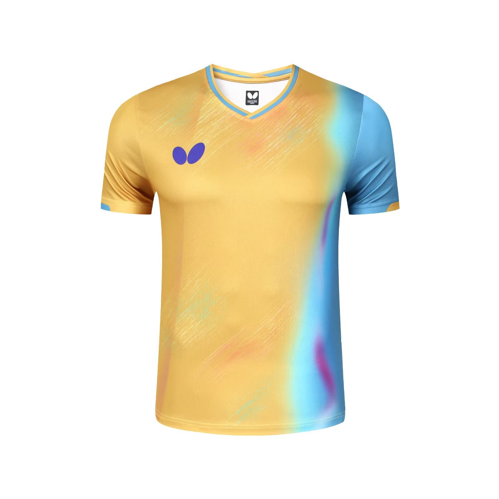 25 mariposa ropa de tenis de mesa rápida secado transpirable ropa de entrenamiento para hombres y mujeres juegos de tenis de mesa ropa deportiva impresa compra de grupo