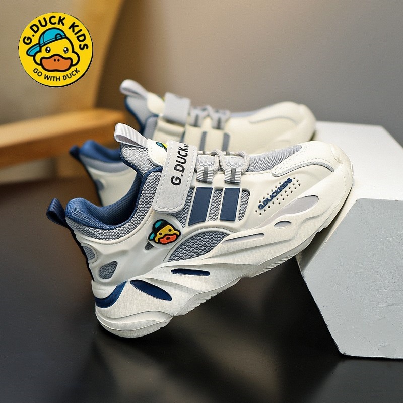 Zapatos para niños de pato amarillo primavera 2024 nuevos zapatos de malla para niños zapatos deportivos para niños zapatos para niños