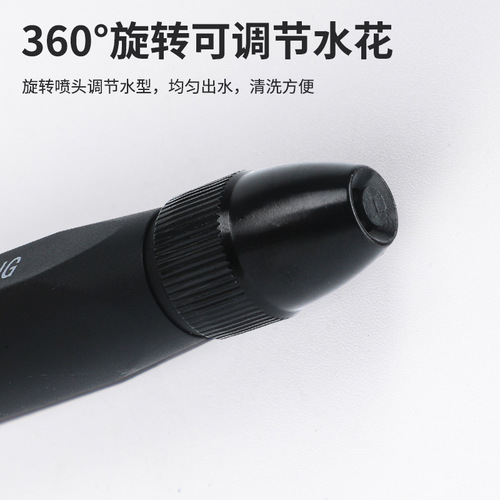 Factory direct sales Black King Kong household flushing high-pressure nozzle tap water pipe hose pressurized car wash high-pressure water gun