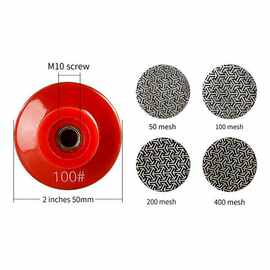 1个 规格：200# 颜色：图片色 材质：打磨石 2寸5CM电镀打磨石磨