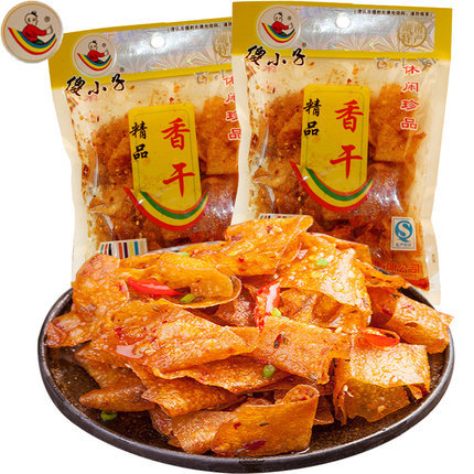 Stupid Kid's Fragrant Dried Tofu 60g*3 packs/6 packs/15 packs Spicy Stick Snack Spicy Bean Dried Curd Childhood Spicy Bean Roll Forward