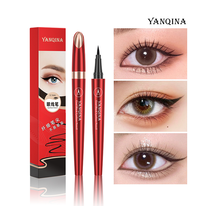 YANQINA eyeliner pen does not faint cross-border Amazon makeup quick-drying extremely fine eyeliner waterproof wholesale