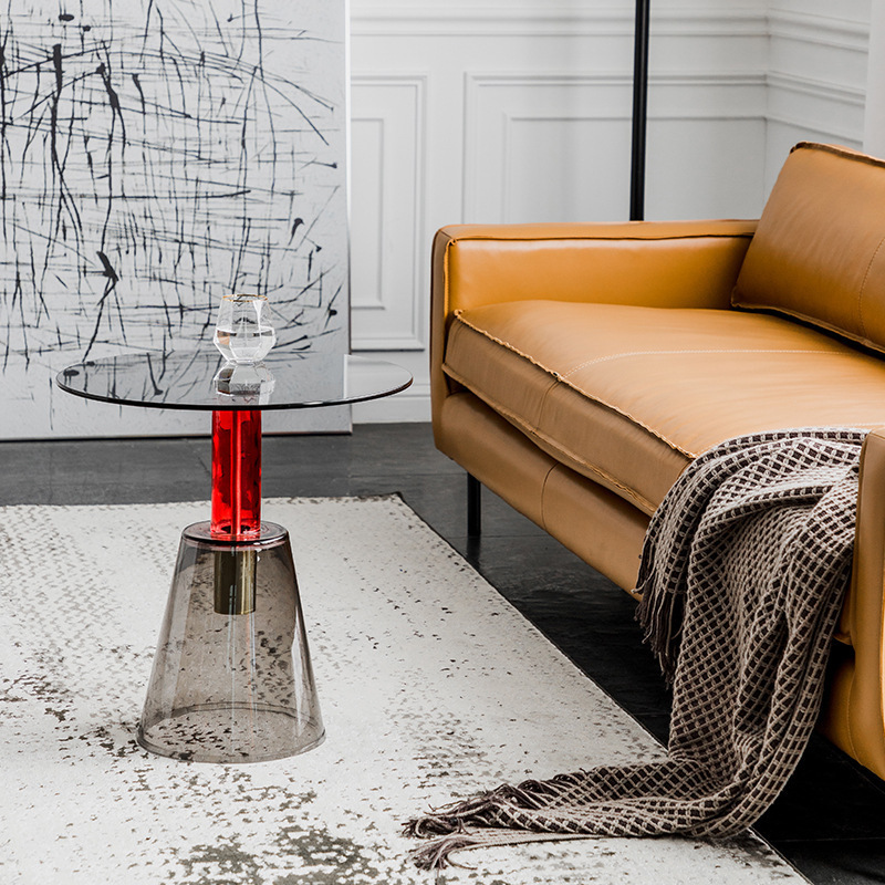 Net red small table designer Italian light luxury living room sofa…