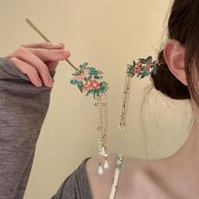 蝶恋~蝶恋花流苏发簪女2025新款爆款汉服配饰马面裙步摇发饰发钗