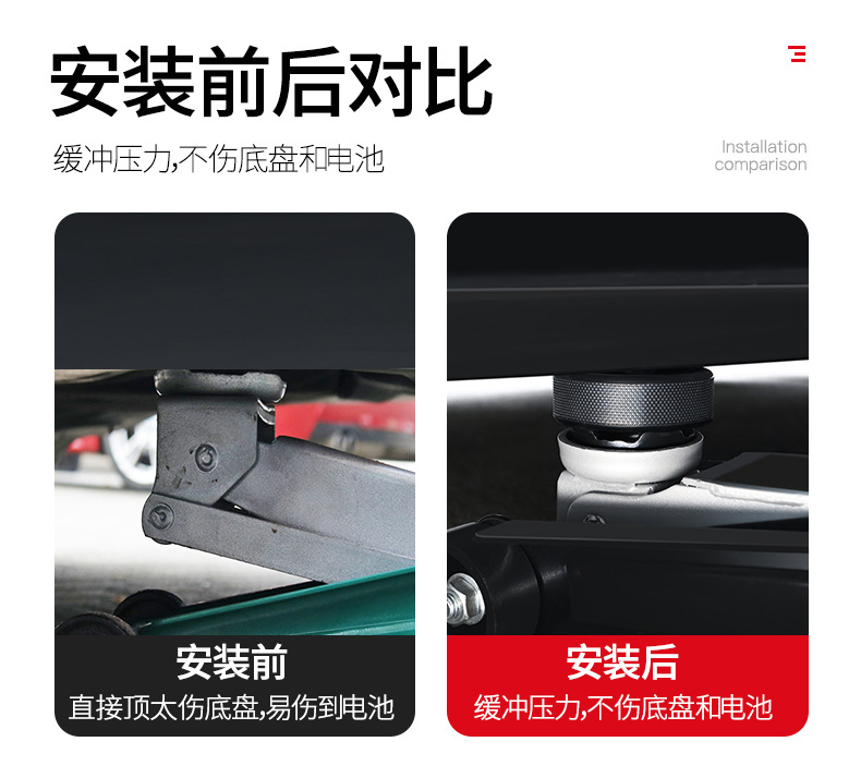 Suitable for Tesla 0kg Rubber Pad Model3/Y Chassis Lift Support Yl Accessories Trunk