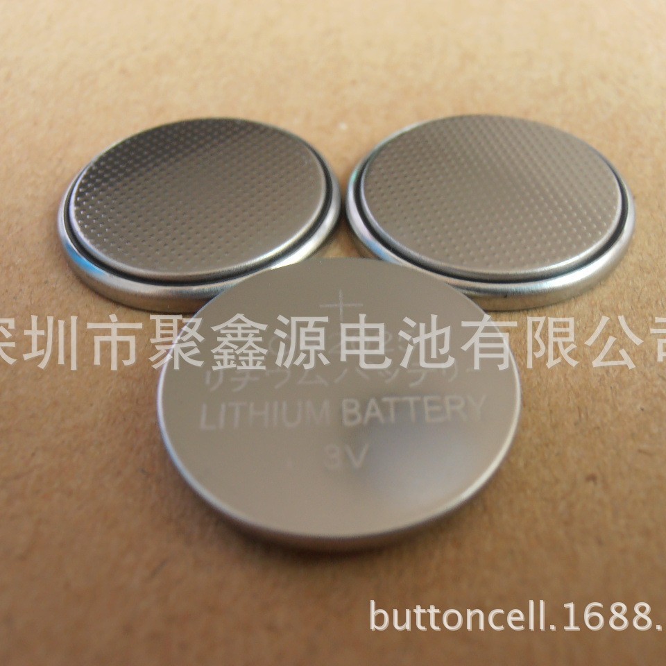 【聚鑫源】厂家直供CR2025 3V纽扣电池电子手表圆形扣式电池