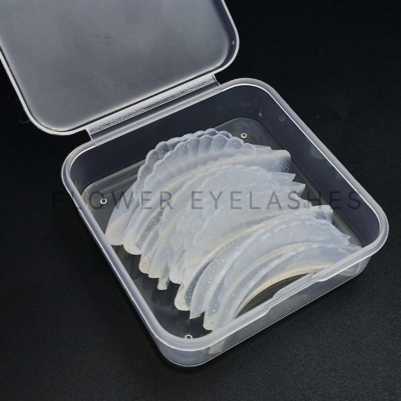5 pares de queratina de gelatina transfronteriza 5 pares de juntas de silicona de proteína de pestañas calientes 5 pares de almohadillas de borde de girasol autoadhesivas de gelatina
