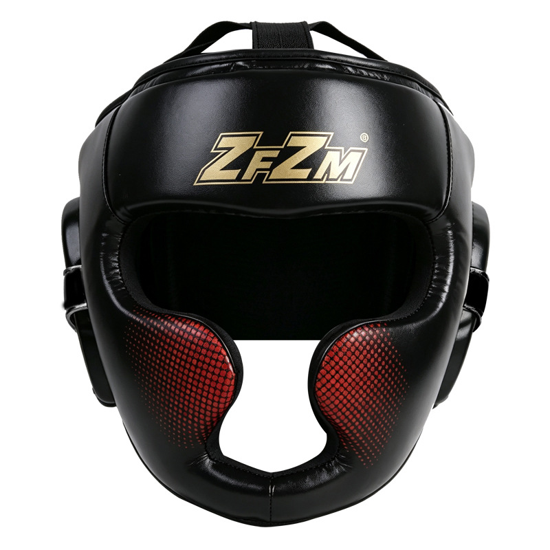 Casco de Protección Facial para Boxeo y Sanda de PU para Entrenamiento image 8