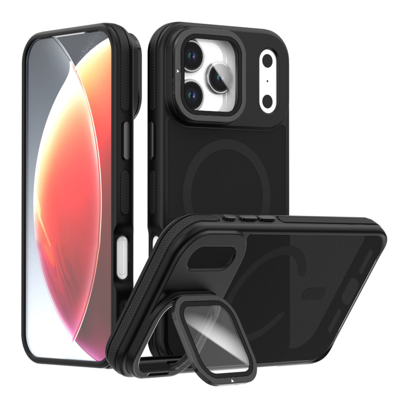 适用苹果iPhone17Pro讯彩镜头膜支架肤感磁吸手机壳三星S25保护套|undefined