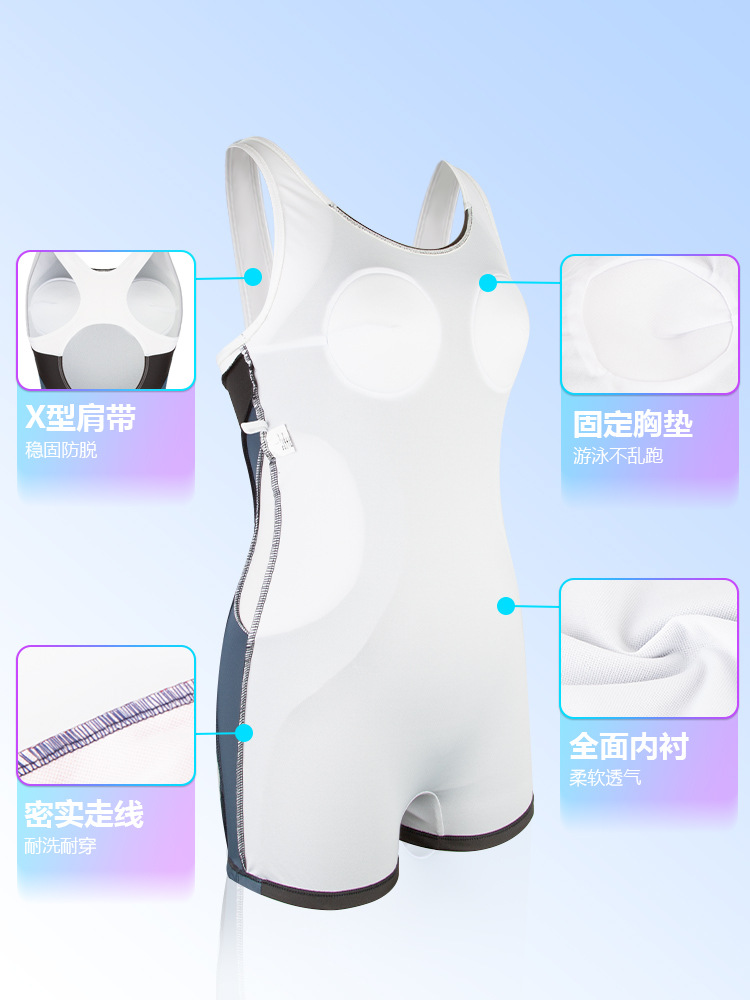 Nuevo trajes de baño Europa y América transfronterizos para aumentar el peso y la velocidad de carreras de tamaño grande para mujeres delgadas conservadoras trajes de baño de surf unidos