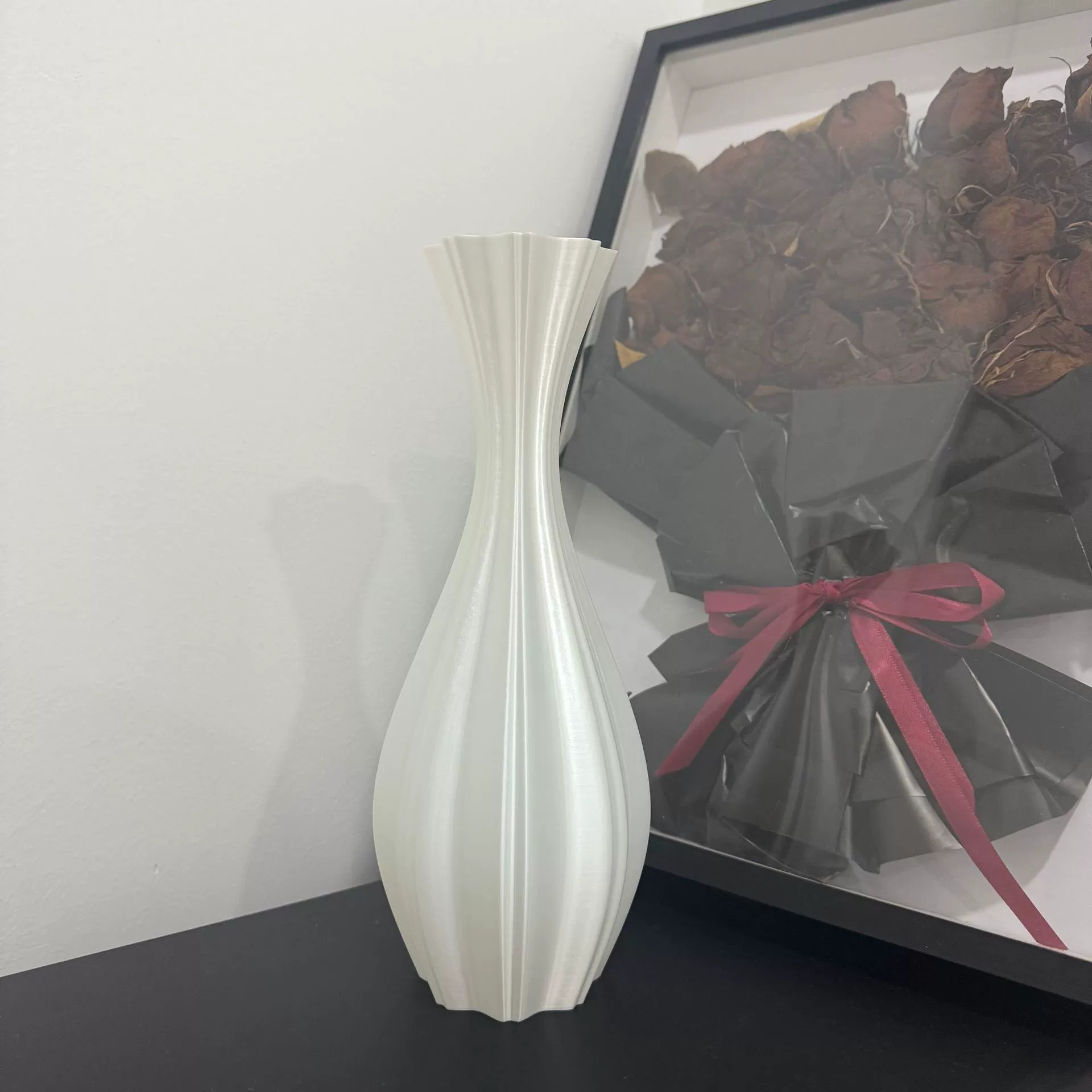 Ваза (Youlin) скрученная абстрактная 3D-печатная, северный легкий люкс, разные размеры и цвета