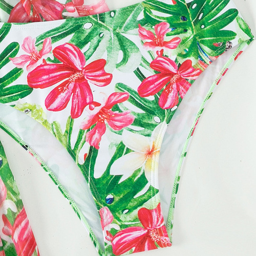  European and American new split three-piece swimsuit feminine cross-border beach cover-up bikini foreign trade bikini