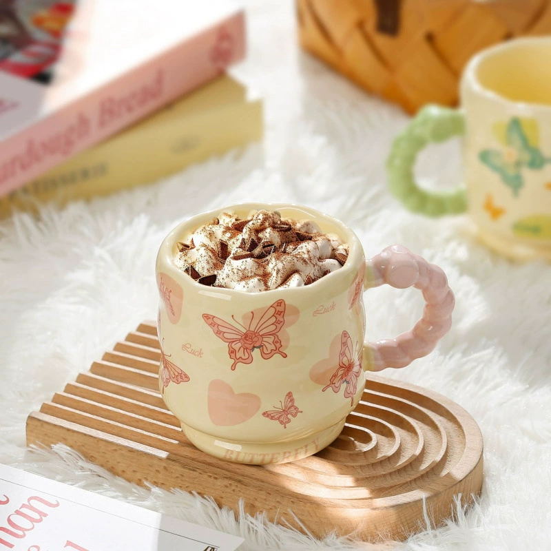 High quality ceramic coffee wineglass, Birthday gift