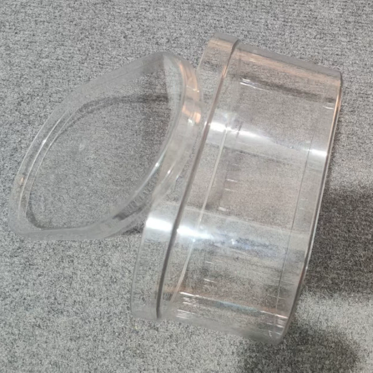 Прозрачная овальная пластиковая коробка ПЭТ конфеты для пищевых продуктов Герметичная упаковочная коробка для печенья