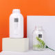 200ml-500ml large capacity push type hand sanitizer bottle PET plastic mousse foaming bottle round facial cleanser bottle