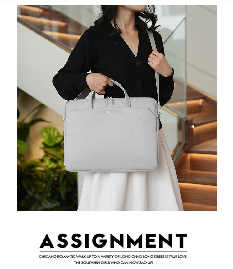 Airbag ultra-thin laptop bag, 14-inch and 15.6-inch tablet notebook inner bag, single-shoulder bag with logo printing undefined