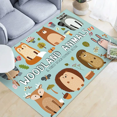 Bedside Blanket Bedroom Carpet Children's | Avtomobil döşəmə paspasları - qybr-912-120160cm-crystal-velvet